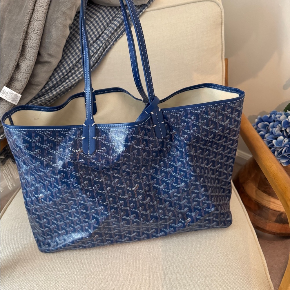Goyard Blue Tote Bag GM size